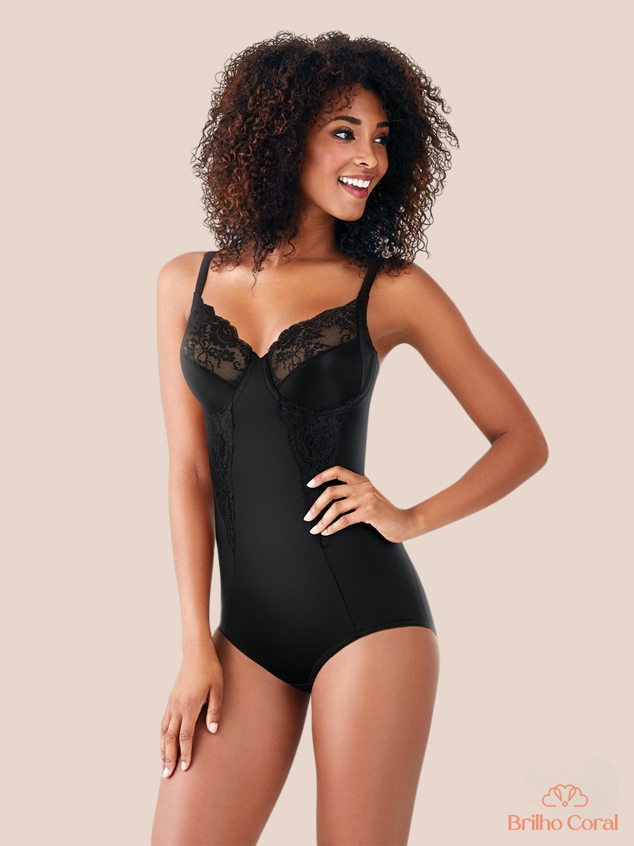 Body Modelador Lace Trim